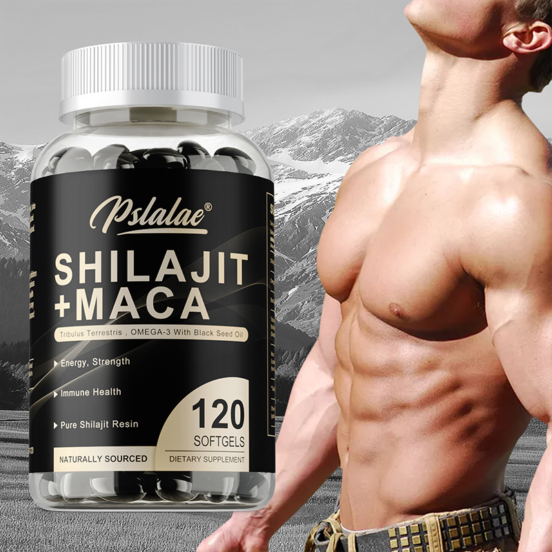 Pre Workout Supplement - Shilajit + Cápsulas de Maca: Contiene