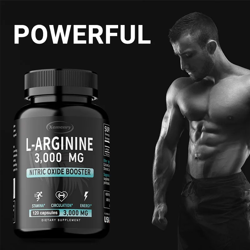Pre Workout Supplement - Suplemento de cápsulas de L-Arginina: para