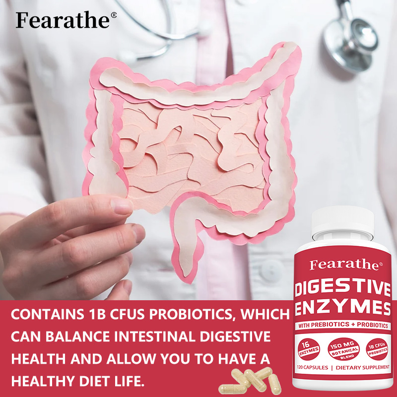 Digestive Enzyme Blend - Cápsulas de Enzimas Digestivas + Prebióticos