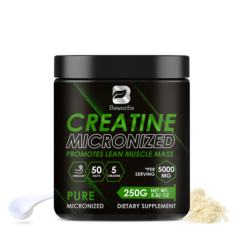 Pre Workout Supplement - Beworths-Polvo de Monohidrato de Creatina, 5000Mg