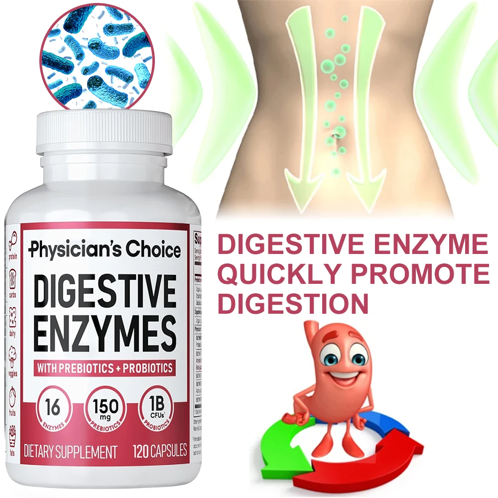 Suplemento de enzimas digestiv - Digestive Enzyme Blend reseña y precio