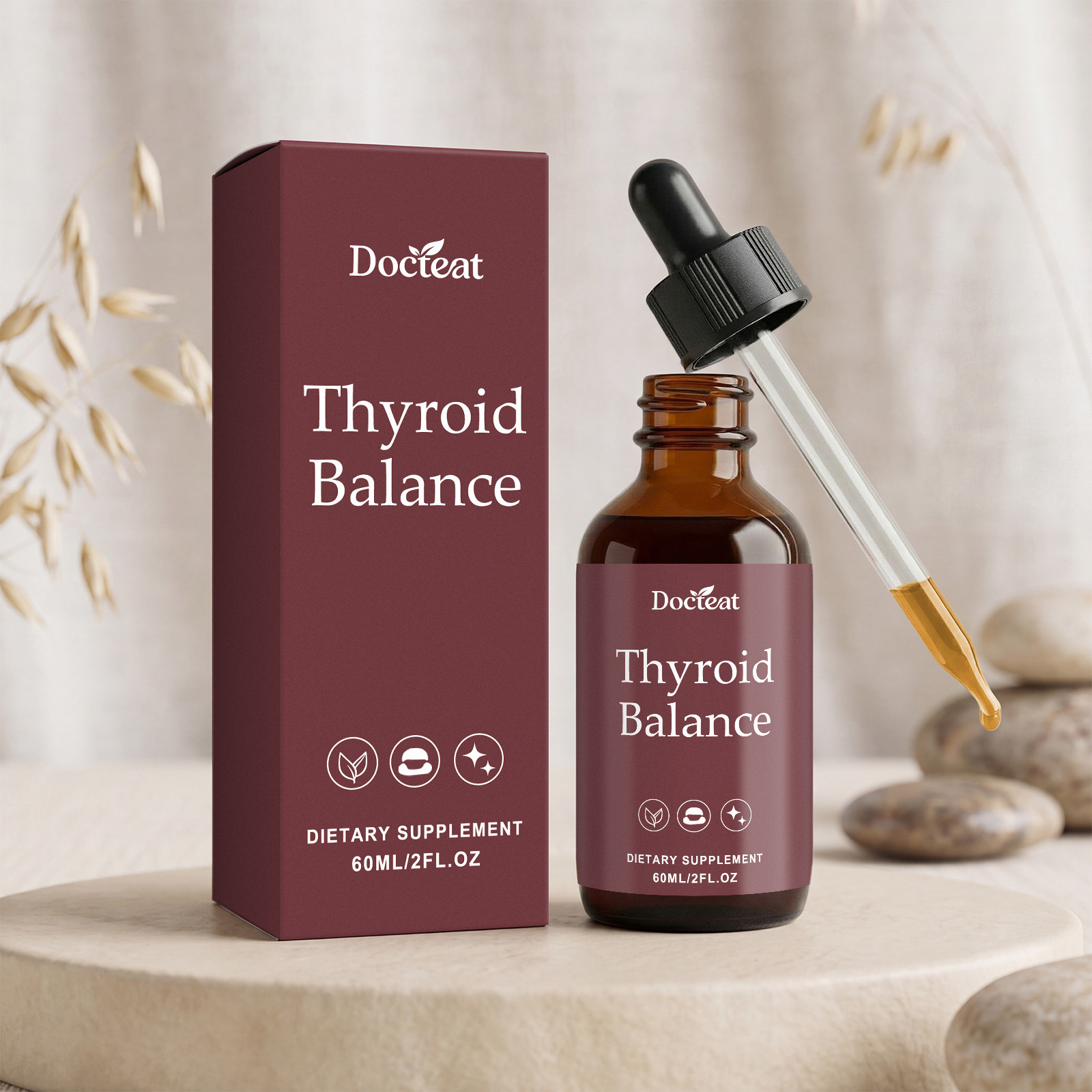Suplemento de tinción de tiroi - Iodine Drops Supplement reseña y precio