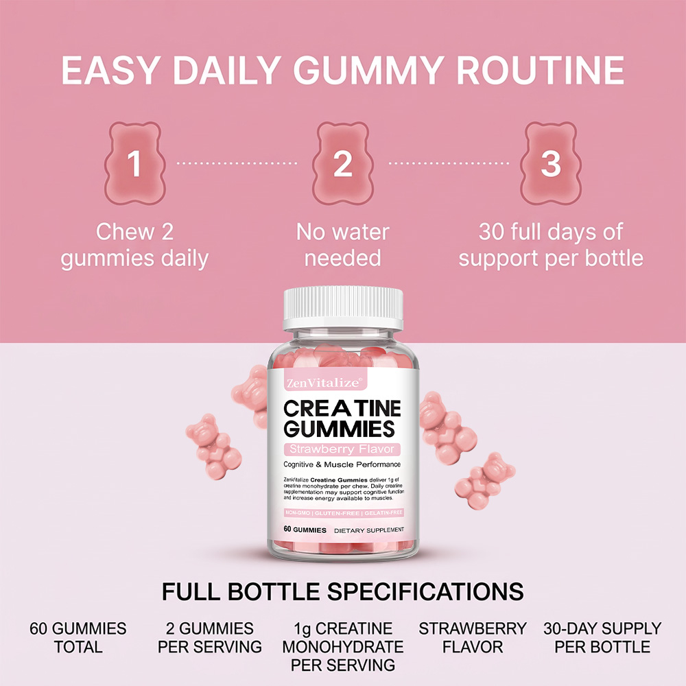 Gomitas de Creatina, Suplement - Pre Workout Supplement reseña y precio