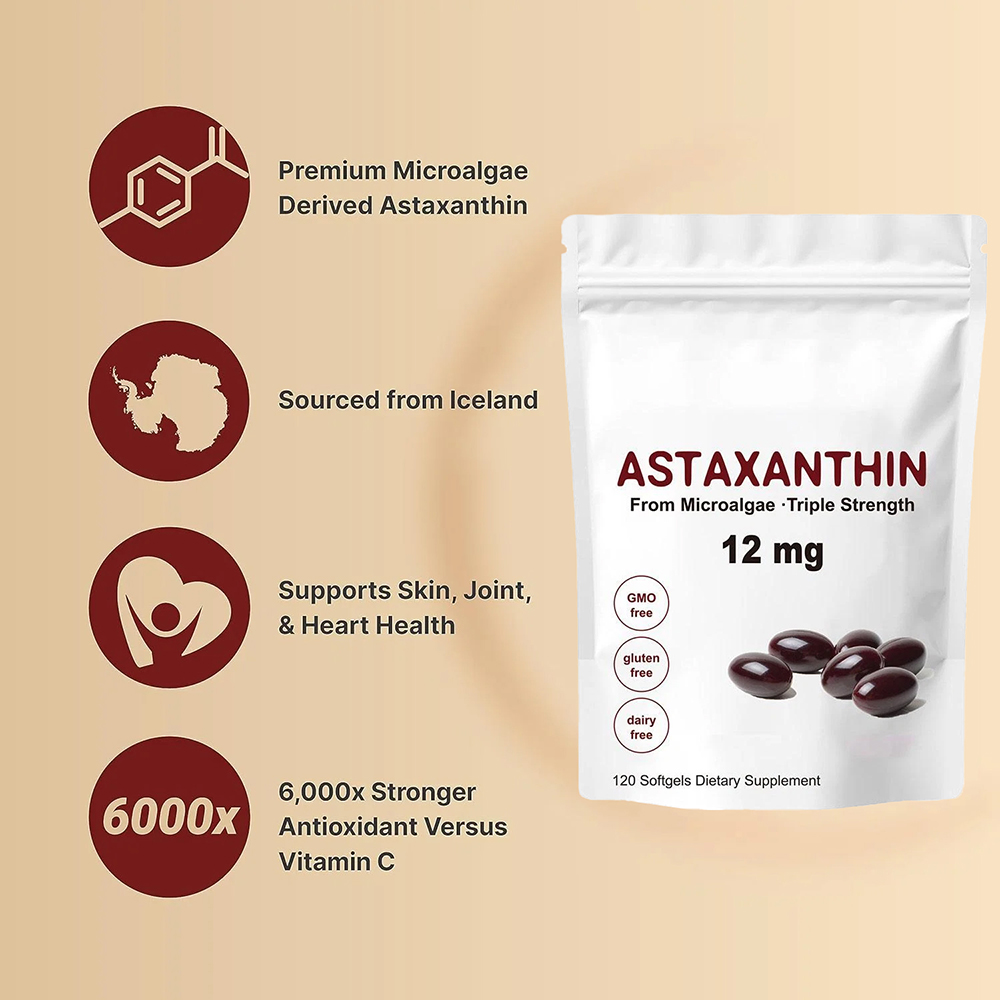 Astaxantina Cápsulas blandas d - Pre Workout Supplement reseña y precio