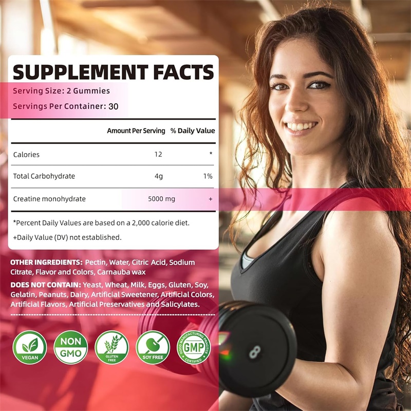 Gomitas de Creatina Monohidrat - Pre Workout Supplement reseña y precio