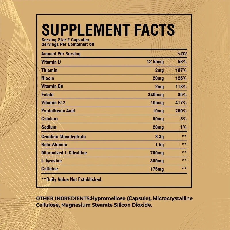 Suplemento Pre-Entrenamiento - - Pre Workout Supplement reseña y precio