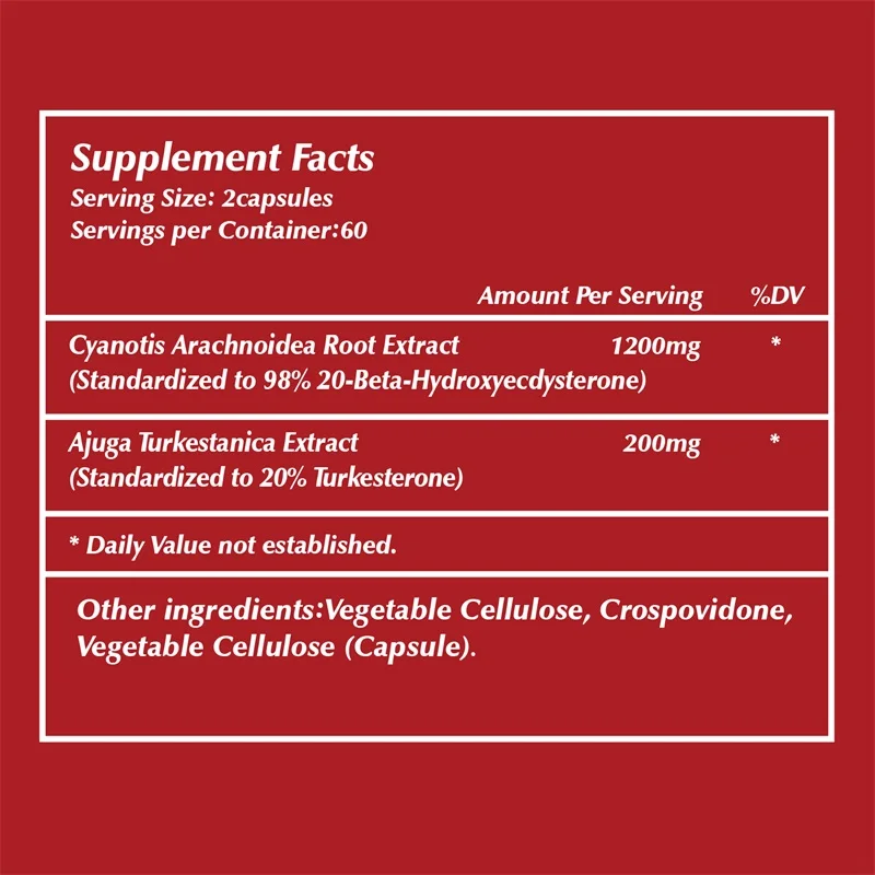 Suplementos Beta Ecdysterona y - Pre Workout Supplement reseña y precio