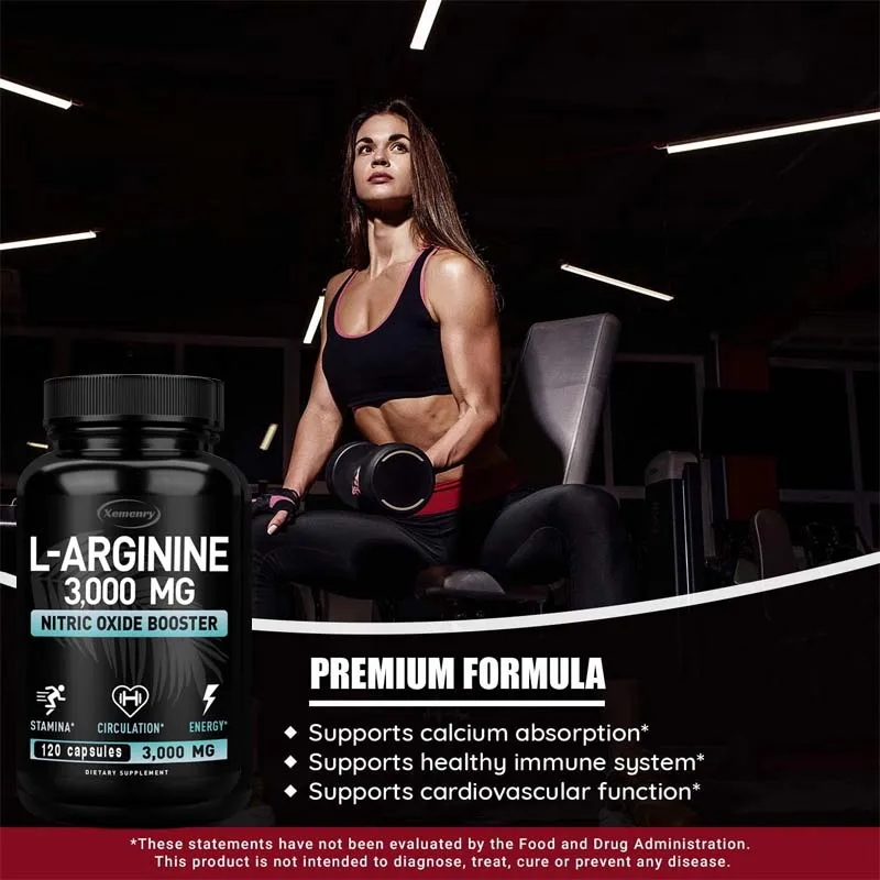 L-Arginina 3000mg - para sopor - Pre Workout Supplement reseña y precio